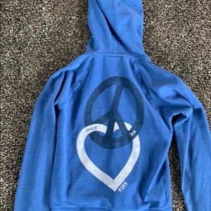 VS pink Zip-up Hoodie